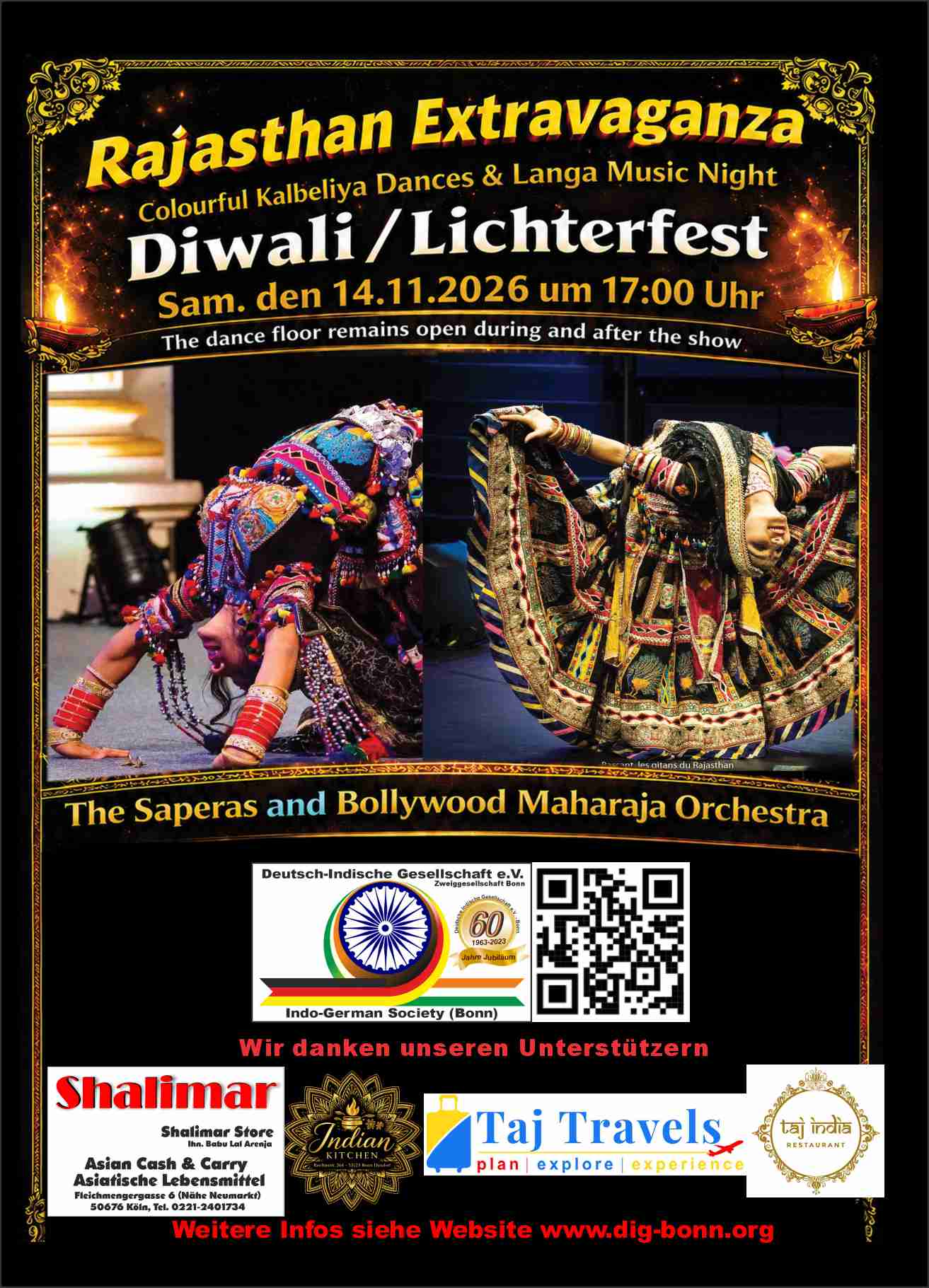 Vorankündigung Diwali 2026